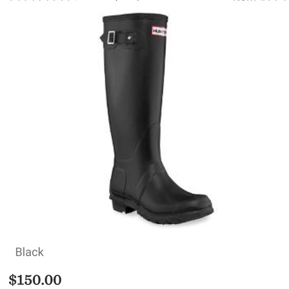 Hunter Shoes - tall Hunter boots w/ hunter socks